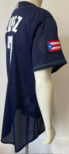 Load image into Gallery viewer, 2001 Felipe Lopez Signed Game Worn MLB Futures Jersey Blue Jays Baseball ASG