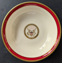 Load image into Gallery viewer, President William J. Clinton Presidential Centre Gold Trimmed Bowl Pickard Vtg