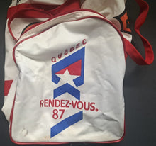 Load image into Gallery viewer, 1987 Rendez-Vous International Hockey Series Equipment Gym Bag NHL Hockey VTG