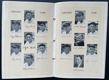 Load image into Gallery viewer, 1929 World Series Program Wrigley Field Chicago Cubs Philadelphia Athletics