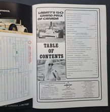 Load image into Gallery viewer, 1973 Final Canadian Grand Prix Mosport Racetrack Program + RaceDay Ticket Revson