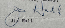 Load image into Gallery viewer, 1960s Jim Hall Champion Driver Signed Letter On Chaparral Cars Letterhead JSA