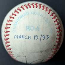 Load image into Gallery viewer, 1993 Signed Autographed Toronto Blue Jays Spring Training Rawlings MLB Baseball