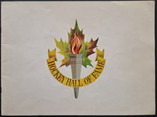 Load image into Gallery viewer, 1961 Hockey Hall of Fame Signed Autographed Book Richard Howe Hull Bailey LOA