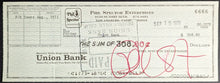 Load image into Gallery viewer, Phil Spector Autographed Signed Cheque Vintage Celebrity Music RR Auction LOA