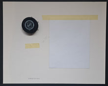 Load image into Gallery viewer, Wayne Gretzky Photo Display New York Rangers Puck Pin Nameplate Signed JSA LOA
