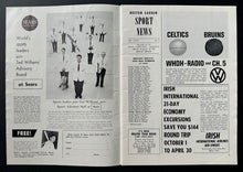 Load image into Gallery viewer, 1963 Boston Garden Program Toronto Maple Leafs Boston Bruins NHL Vintage