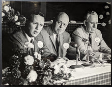 Load image into Gallery viewer, 1967 Arnold Palmer Type 1 Photo x3 Denver Post Stamped PGA Tour Meetings Golf