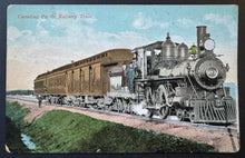 Load image into Gallery viewer, 1911 Postcard Of Canadian Pacific Railway Steam Engine Kansas City Southern