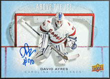 Load image into Gallery viewer, David Ayres Autographed Card + Full Game Ticket iCert Signed Zamboni Driver NHL