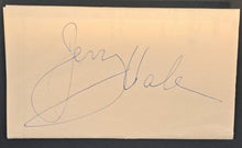 Load image into Gallery viewer, Jerry Vale Autographed Signed Page Pop Music Artist Actor Vintage