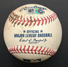 Load image into Gallery viewer, 2019 New York Yankees vs. Toronto Blue Jays Brett Gardner Game Used Baseball MLB