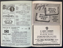 Load image into Gallery viewer, 1939 Toronto Maple Leafs Program New York Americans NHL Hockey Syl Apps Vintage
