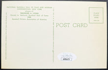 Load image into Gallery viewer, 1955 Ted Lyons Baseball Hall Of Fame Plaque Signed Postcard JSA Certified