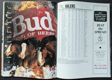 Load image into Gallery viewer, 1992-93 NFL Football Playoff Program Rich Stadium Buffalo Bills Houston Oilers