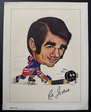 Load image into Gallery viewer, 1970 Pelkowski Rod Gilbert Caricature Sporticature Hockey NHL NY Rangers