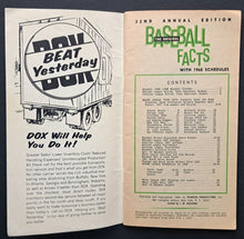 Load image into Gallery viewer, 1968 Professional Baseball Guide With Schedules, Awards, And Statistics MLB