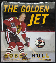 Load image into Gallery viewer, Bobby Hull Signed Hardcover Book The Golden Jet Autographed NHL Hockey HOF DVD