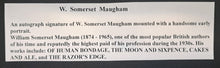 Load image into Gallery viewer, W Somerset Maugham Photo + Signed Autographed Index Card JSA Authenticated