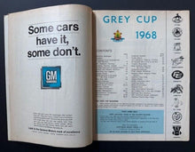Load image into Gallery viewer, 1968 Grey Cup Program Ottawa Rough Riders Calgary Stampeders Vic Washington Vtg
