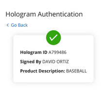 Load image into Gallery viewer, David Ortiz Autographed 2013 World Series Baseball Signed Boston Red Sox Fanatic