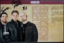 Load image into Gallery viewer, The Gibson Brothers + Ambush Blue Grass Band Autographed Promo Card Signed