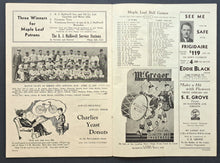 Load image into Gallery viewer, 1938 Toronto Maple Leaf Stadium International Baseball Program Buffalo Bisons