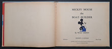 Load image into Gallery viewer, 1938 Walt Disney's Boat Builders Hardcover First Edition Picture Book Vintage