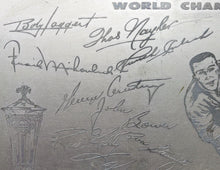 Load image into Gallery viewer, 1962-63 Toronto Maple Leafs Stanley Cup Team Facsimile Signature Tray NHL Hockey