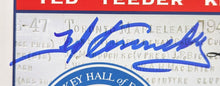 Load image into Gallery viewer, Ted Kennedy Autographed Signed Hockey HoF Card Montreal Canadiens JSA NHL