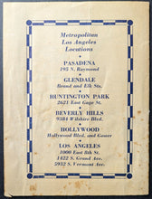 Load image into Gallery viewer, 1932 Los Angeles Olympics Full Schedule Booklet Goodrich Tires Vintage USA