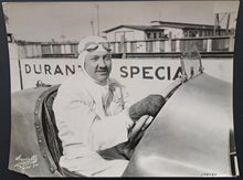 Load image into Gallery viewer, 1924 Cliff Durant Black & White Photo Indianaopolis 500 Racing RMY LOA Vintage