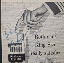 Load image into Gallery viewer, 1961/62 Stanley Cup Team Signed Program Page Toronto Maple Leafs NHL Hockey