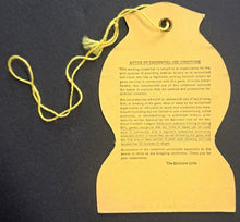 Load image into Gallery viewer, 1975 Buffalo Bills Vintage NFL Football Game Media Admission Pass Tag