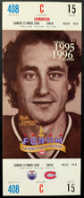 Load image into Gallery viewer, 1996 Montreal Forum Phantom Ticket Montreal Canadians Edmonton Oilers NHL Gainey