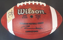 Load image into Gallery viewer, 2017 CFL Grey Cup Game Used Touchdown Football TD James Wilder Toronto Argos FSU