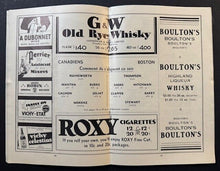 Load image into Gallery viewer, 1932 Montreal Canadians Season Opening Game Program Vs Boston Bruins Vintage NHL