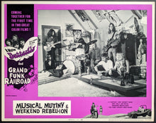 Load image into Gallery viewer, 1970 Musical Mutiny & Weekend Rebellion Movie Iron Butterfly GFR Lobby Card