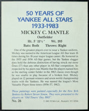 Load image into Gallery viewer, 1983 TCMA New York Yankees All-Star Set Of 50 Cards Hall Of Famers Ruth Mantle