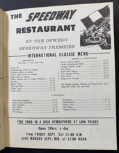 Load image into Gallery viewer, 1972 Oswego Speedway Yearbook And Program International Classic Race NASCAR