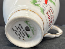 Load image into Gallery viewer, Ottawa Rough Riders 1950s CFL Tea Cup + Saucer Bone China Royal Stafford Grey Cup