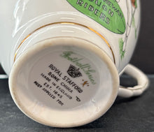 Load image into Gallery viewer, Saskatchewan Roughriders 1950s CFL Tea Cup + Saucer Bone China Royal Stafford Grey Cup