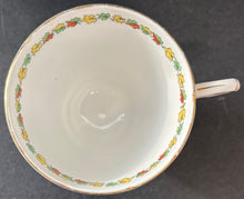 Load image into Gallery viewer, Saskatchewan Roughriders 1950s CFL Tea Cup + Saucer Bone China Royal Stafford Grey Cup