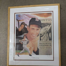 Load image into Gallery viewer, Autographed Limited Edition Ted Williams Fine Art Lithograph By Michael Elins