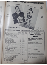 Load image into Gallery viewer, 1963-64 Toronto Maple Leafs Team Issued Mail Order Souvenir Bob Pulford Photo