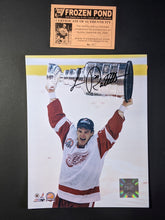 Load image into Gallery viewer, Autographed 8x10 Hockey Photo Luc Robitaille #20 Detroit Red Wings w/COA