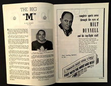 Load image into Gallery viewer, 1957 Maple Leaf Gardens NHL Hockey Program VTG Leafs vs Red Wings Brian Cullen