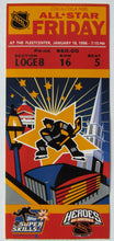 Load image into Gallery viewer, 1996 Fleet Centre NHL All Star Friday Super Skills + Heroes Of Hockey Ticket