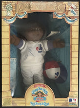 Load image into Gallery viewer, 1986 Montreal Expos Cabbage Patch Doll Autographed Andre Dawson + Tim Raines JSA
