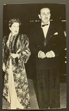 Load image into Gallery viewer, 1941 Walt Disney Vintage Original Press Photo Red Carpet Dumbo Premier With Wife